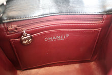 Load image into Gallery viewer, CHANEL Mini Matelasse single flap chain shoulder bag Lambskin Black/Silver hadware Shoulder bag 700090024