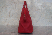 Load image into Gallery viewer, HERMES BOLIDE 35 Graine Couchevel leather Rouge vif 〇W Engraving Shoulder bag 700120189