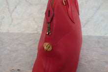 Load image into Gallery viewer, HERMES BOLIDE 35 Graine Couchevel leather Rouge vif 〇W Engraving Shoulder bag 700120189
