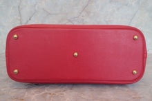 Load image into Gallery viewer, HERMES BOLIDE 35 Graine Couchevel leather Rouge vif 〇W Engraving Shoulder bag 700120189