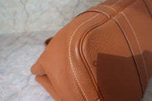 將圖片載入圖庫檢視器 HERMES/エルメス ガーデンパーティPM ネゴンダ ゴールド □N刻印 トートバッグ 700100014