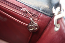 Load image into Gallery viewer, CHANEL Mini Matelasse single flap chain shoulder bag Lambskin Black/Silver hadware Shoulder bag 700090024