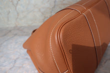 將圖片載入圖庫檢視器 HERMES/エルメス ガーデンパーティPM ネゴンダ ゴールド □N刻印 トートバッグ 700100014