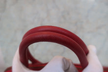 Load image into Gallery viewer, HERMES BOLIDE 35 Graine Couchevel leather Rouge vif 〇W Engraving Shoulder bag 700120189