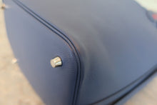 Load image into Gallery viewer, HERMES PICOTIN LOCK MM Tressage Epsom leather Blue brighton/Capucine/Blue saphir C Engraving Hand bag 800090067