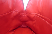 Load image into Gallery viewer, HERMES BOLIDE 35 Graine Couchevel leather Rouge vif 〇W Engraving Shoulder bag 700120189