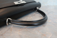 画像をギャラリービューアに読み込む, HERMES/エルメス ケリー32 ボックスカーフ ブラック □D刻印 ハンドバッグ 700070235