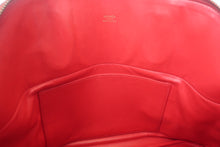 Load image into Gallery viewer, HERMES BOLIDE 35 Graine Couchevel leather Rouge vif 〇W Engraving Shoulder bag 700120189