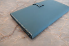 Load image into Gallery viewer, HERMES  Bearn classic Epsom leather Blue jean □B Engraving Wallet 700060105