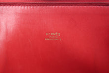 Load image into Gallery viewer, HERMES BOLIDE 35 Graine Couchevel leather Rouge vif 〇W Engraving Shoulder bag 700120189