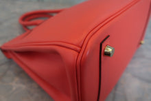 将图片加载到图库查看器,HERMES BIRKIN 30 Epsom leather Rouge pivoine T刻印 Hand bag 800030090