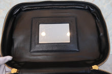 画像をギャラリービューアに読み込む, CHANEL/シャネル ココマーク2WAYバニティ キャビアスキン ブラック/ゴールド金具 バニティ 700110064