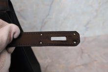 画像をギャラリービューアに読み込む, HERMES/エルメス ケリー32 ボックスカーフ ブラック □D刻印 ハンドバッグ 700070235