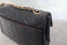 将图片加载到图库查看器,CHANEL/大号经典双C 链条包 羊皮 Black/Gold hadware(黑色/金色金属) 肩背包 800010179