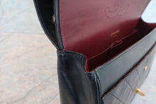 將圖片載入圖庫檢視器 CHANEL/シャネル マトラッセWフラップチェーンショルダーバッグ ラムスキン ブラック/ゴールド金具 ショルダーバッグ 700090029