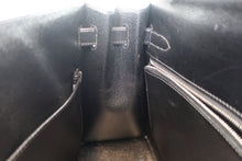 画像をギャラリービューアに読み込む, HERMES/エルメス ケリー32 ボックスカーフ ブラック □D刻印 ハンドバッグ 700070235