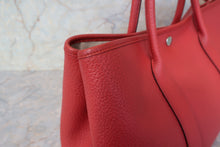 將圖片載入圖庫檢視器 HERMES/エルメス ガーデンパーティPM ネゴンダ ルージュ □R刻印 トートバッグ 700080177