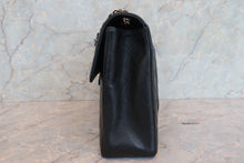 Load image into Gallery viewer, CHANEL Medium Matelasse single flap chain shoulder bag Caviar skin Black/Silver hadware Shoulder bag 700090016