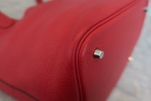 将图片加载到图库查看器,HERMES PICOTIN LOCK MM Clemence leather Rouge garance C刻印 Hand bag 800020163