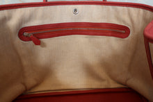 將圖片載入圖庫檢視器 HERMES/エルメス ガーデンパーティPM ネゴンダ ルージュ □R刻印 トートバッグ 700080177
