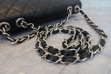 Load image into Gallery viewer, CHANEL Medium Matelasse single flap chain shoulder bag Caviar skin Black/Silver hadware Shoulder bag 700090016