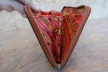 Load image into Gallery viewer, HERMES  Azapp Long Silkin Epsom leather/Silk Gold T Engraving Wallet 700060154