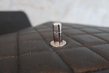 Load image into Gallery viewer, CHANEL Medium Matelasse single flap chain shoulder bag Caviar skin Black/Silver hadware Shoulder bag 700090016