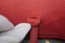 Load image into Gallery viewer, HERMES EVELYNE TPM Clemence leather Rouge garance Y Engraving Shoulder bag 700120181