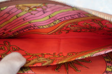Load image into Gallery viewer, HERMES  Azapp Long Silkin Epsom leather/Silk Gold T Engraving Wallet 700060154