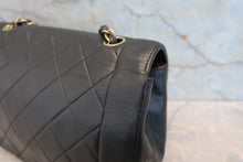Load image into Gallery viewer, CHANEL Diana matelasse chain shoulder bag Lambskin Black/Gold hadware Shoulder bag 800040084
