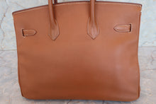 Load image into Gallery viewer, HERMES BIRKIN 35 Graine Couchevel leather Gold □A Engraving Hand bag 700050216