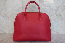 将图片加载到图库查看器,HERMES BOLIDE 35 Fjord leather Rouge vif ○X刻印 Shoulder bag 800090066