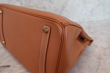 Load image into Gallery viewer, HERMES BIRKIN 35 Graine Couchevel leather Gold □A Engraving Hand bag 700050216