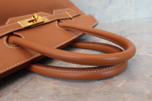 Load image into Gallery viewer, HERMES BIRKIN 35 Graine Couchevel leather Gold □A Engraving Hand bag 700050216