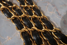 將圖片載入圖庫檢視器 CHANEL/シャネル 中マトラッセシングルフラップチェーンショルダーバッグ ラムスキン ブラック/ゴールド金具 ショルダーバッグ 800010188