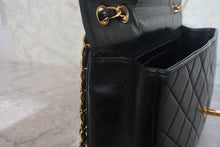 將圖片載入圖庫檢視器 CHANEL/シャネル 中マトラッセシングルフラップチェーンショルダーバッグ ラムスキン ブラック/ゴールド金具 ショルダーバッグ 800010188