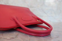 将图片加载到图库查看器,HERMES BOLIDE 35 Fjord leather Rouge vif ○X刻印 Shoulder bag 800090066