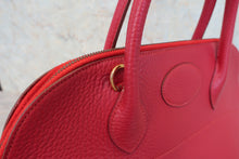 将图片加载到图库查看器,HERMES BOLIDE 35 Fjord leather Rouge vif ○X刻印 Shoulder bag 800090066