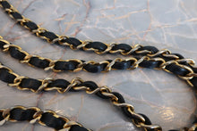 Load image into Gallery viewer, CHANEL Mini matelasse chain shoulder bag Lambskin Black/Gold hadware Shoulder bag 700070275