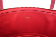 将图片加载到图库查看器,HERMES BOLIDE 35 Fjord leather Rouge vif ○X刻印 Shoulder bag 800090066
