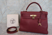 画像をギャラリービューアに読み込む, HERMES/エルメス ケリー32 トゴ ルージュアッシュ 〇Y刻印 ショルダーバッグ 700110108