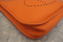 画像をギャラリービューアに読み込む, HERMES/エルメス エブリン3PM トリヨンクレマンス オレンジ □L刻印 ショルダーバッグ 800040077