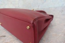 画像をギャラリービューアに読み込む, HERMES/エルメス ケリー32 トゴ ルージュアッシュ 〇Y刻印 ショルダーバッグ 700110108