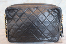 Load image into Gallery viewer, CHANEL Matelasse fringe chain shoulder bag Lambskin Black/Gold hadware Shoulder bag 700080217