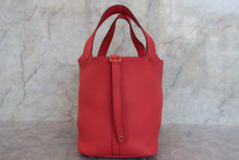 Load image into Gallery viewer, HERMES PICOTIN LOCK MM Clemence leather Rose texas Z Engraving Hand bag 700060243