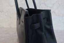 画像をギャラリービューアに読み込む, HERMES/エルメス バーキン35 アルデンヌ ブラック □F刻印 ハンドバッグ 800010158