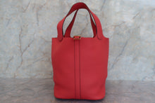 Load image into Gallery viewer, HERMES PICOTIN LOCK MM Clemence leather Rose texas Z Engraving Hand bag 700060243
