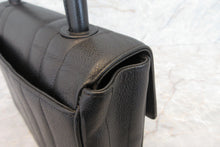 Load image into Gallery viewer, CHANEL Mademoiselle Hand bag Caviar skin Black/Gold hadware Hand bag 700030005