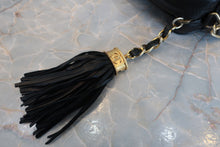 Load image into Gallery viewer, CHANEL Matelasse fringe chain shoulder bag Lambskin Black/Gold hadware Shoulder bag 700080217