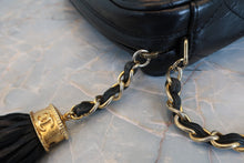 Load image into Gallery viewer, CHANEL Matelasse fringe chain shoulder bag Lambskin Black/Gold hadware Shoulder bag 700080217